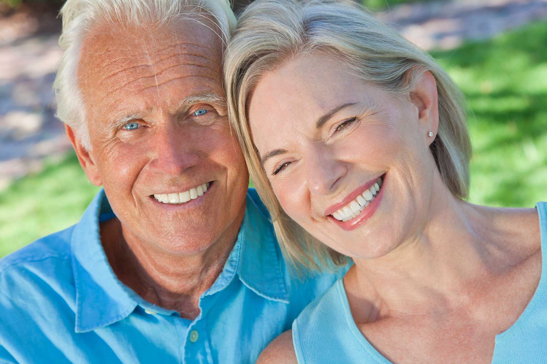 restorative dental couple taking photo together